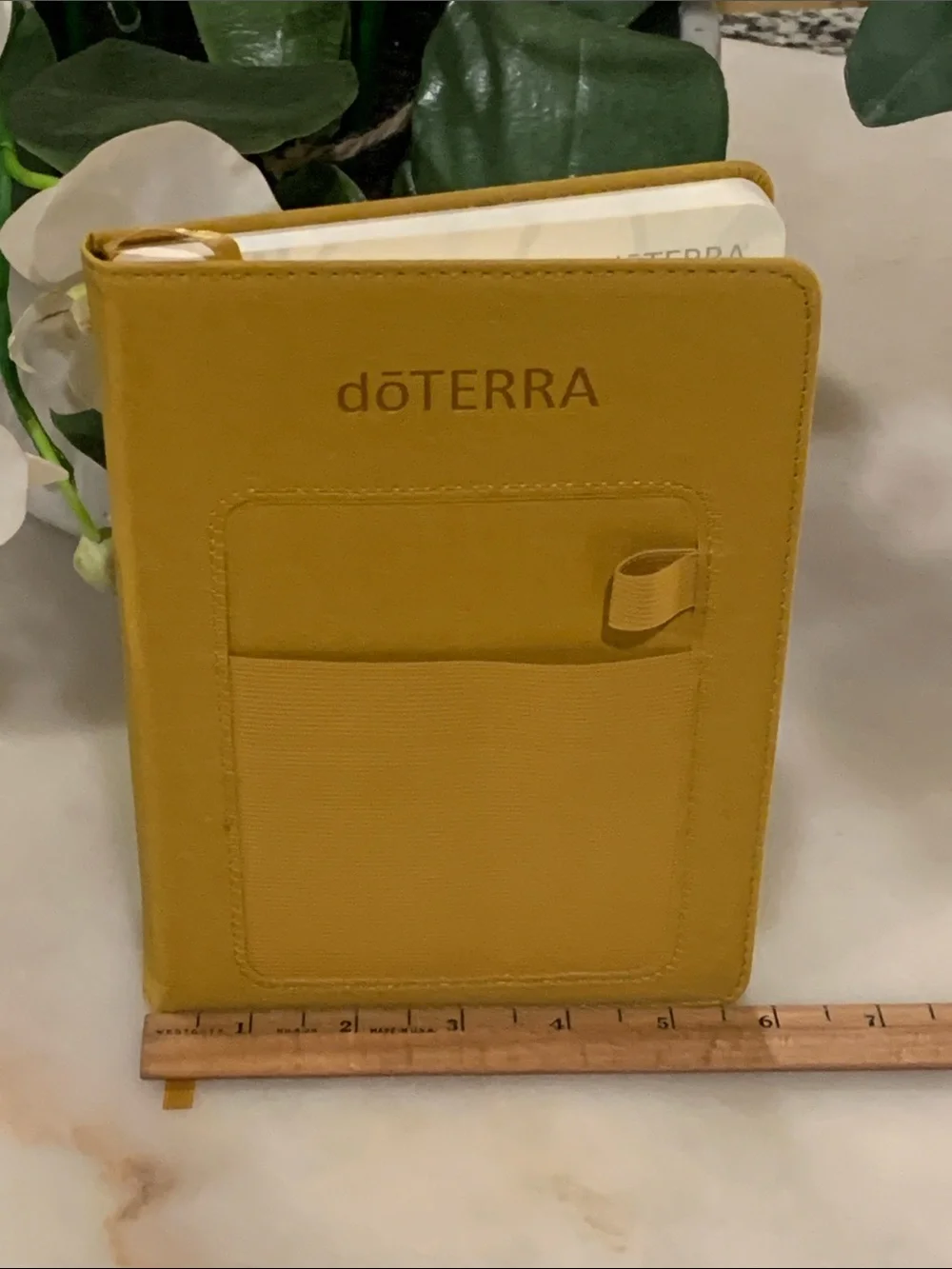 2 Doterra Mustard Yellow Notebooks